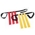 thumbnail image 2 of Ceinture d'Entraînement de Match de Football Ajustable avec Étiquette de Drapeau de Rugby, Ceintures de Football pour Adultes et Jeunes, 3 x Drapeau Rouge 3 x Drapeau Jaune 2 x Ceintures de Football, Noir&Rouge&Jaune, 2 of 8
