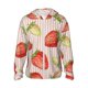 thumbnail image 1 of Balery Strawberries Sudadera ligera de manga larga con capucha y protección solar UPF 50+ para hombre y mujer, ideal para pesca y running-X-Large, 1 of 7