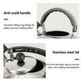 thumbnail image 4 of Christmas Clearance! VWRXBZ Tea Kettle for Stove Top 3L, Whistling Stovetop Tea Kettle, Stainless Steel Red Whistling Tea Pot with Ergonomic Handle, Teapot Whistling Kettle for Stove., 4 of 6