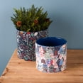 thumbnail image 2 of Melrose International LLC Pot (Set of 4) 4.5"D x 5.25"H, 6.25"D x 5.5"H Dolomite, 2 of 5