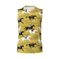 thumbnail image 6 of Lsque Horsemen In Horseraces Print Men's Cotton Blend Sleeveless Muscle Shirts (S-3XL)- Moisture Wicking, Odor Protection, UPF 30+,Large, 6 of 8