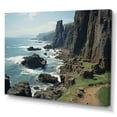 thumbnail image 2 of Designart "Cliffs Along the Coastal Ocean II" Landscapes Canvas Print, 2 of 5