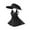 Noir, variante sur jinwen Chapeau de Soleil Couvre-Visage Casquette Boucle d'Oreille Femmes pour Visites Activités de Plein Air Travail Noir