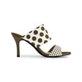 thumbnail image 3 of BLISSFUL STEP Women's Printed Stiletto Heels Slides Sandals, 3 of 7