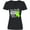 AB-Black, variant on Inktastic Our Family Fights Together Lymphoma Awareness Lime Ribbon Women's V-Neck T-Shirt