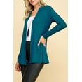 thumbnail image 4 of Made by Johnny Women's Lightweight Open Front Cardigans Long Sleeve Casual Soft Drape Fall Cardigan S TEAL, 4 of 5