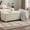Beige, variant on MDQMD 60" End of Bed Storage Bench King Size Brown,Faux Leather Storage Bench with Wood Legs,Upholstered Entryway Benches,Window Benches Seat for Living Room, Bedroom