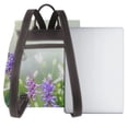 thumbnail image 3 of Fotbe Purple Butterfly On Wild Mochila Bolso con Estampado para Mujer, Mochila Antirrobo de Nylon Impermeable, Bolsa Ligera de Hombro, 3 of 4