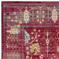 thumbnail image 6 of SAFAVIEH Valencia Grigor Traditional Polyester Area Rug, Fuchsia/Multi, 5' x 8', 6 of 9