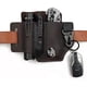 thumbnail image 5 of Funda multiherramienta para cinturón, organizador de bolsillo EDC de cuero para hombres, funda Leath yeacher METRO, 5 of 7