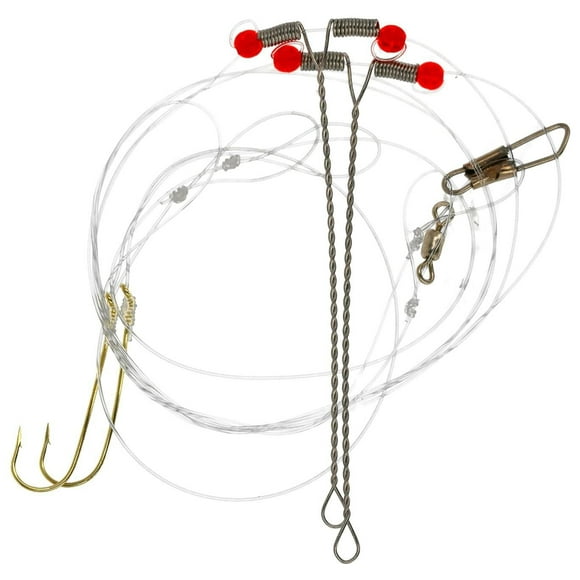 Eagle Claw Q06080-006 Pickerel Rig, Hook Size 6, Pickerel Rig, Hook Size 6