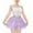 Purple, variant on Littleforbig Women's Mesh Tulle Puffy Petticoat Tutu Ballet Bubble Short Ballerina Skirt XS