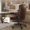 thumbnail image 4 of Waleaf Big and Tall Executive Office Chair with Flip-up Arms for Adult,Ergonomic High Back Adjustable Computer Desk Chair, 4 of 9