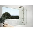 thumbnail image 2 of Halo 34 in x 58 in Glass Bathtub Shower Door - Glass Hinge, 2 of 7
