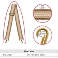 thumbnail image 4 of Municipal Bronze Buckles Purse Strap, 2' Wide Crossbody Handbag Strap Adjustable Replacement Shoulder Strap Vintage Embroidery Guitar Style(5CM-Color7), 4 of 5