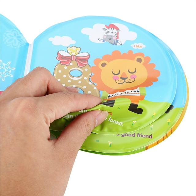 Nontoxic Waterproof Tear Proof Round EVA Baby Shower Book, Bath Book, For Infant Baby