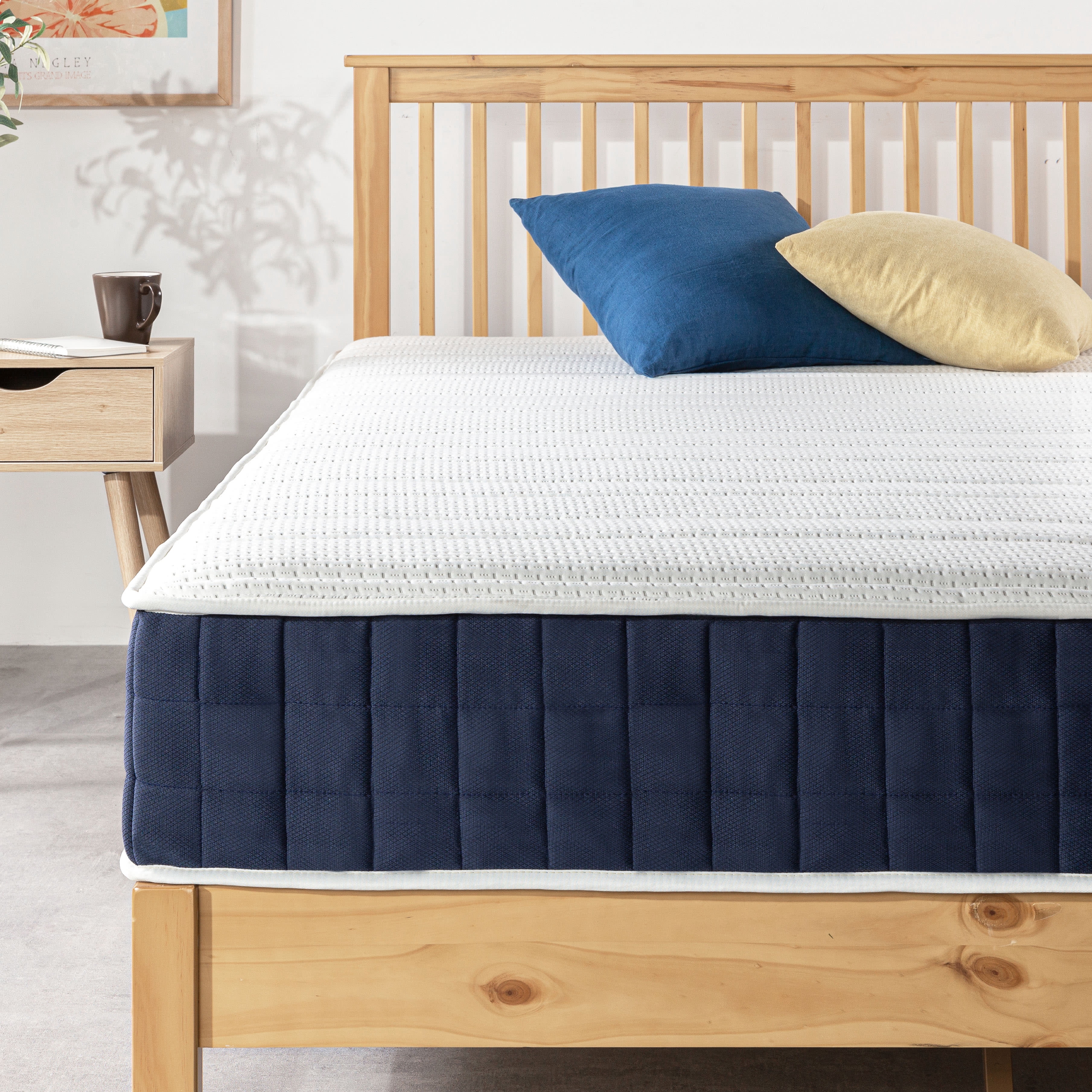 Mellow Rena 10" Green Tea Memory Foam Pocket Spring Mattress, King