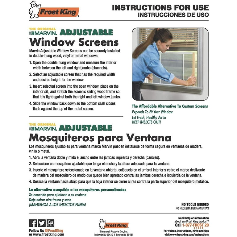 Frost King 25 45 in. W in. Steel Adjustable Window Screen Frost King 25 45 in. W in. Steel Adjustable Window Screen