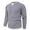 Dark Gray, variant on Men's Fake Two Piece Sweater Round Neck Elastic Knit Base Layer Long Sleeve