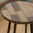 thumbnail image 3 of FirsTime & Co. Miles Rustic Table, 22"H x 16"W x 16"D, Natural, Aged Black, 3 of 4
