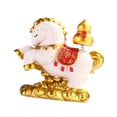 thumbnail image 4 of Escultura de caballo, decoración de escritorio, resina, coleccionables, escultura, Fengshui chino D, 4 of 6