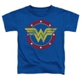 thumbnail image 2 of Justice League Wonder Woman Circle Logo Kids T Shirt (4) for Youth Toddler Boys and Girls, Royal Blue, 2 of 5