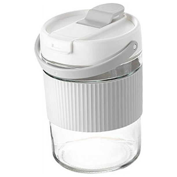 Frasco de vidrio transparente con tapa hermética para almacenar alimentos 1200ml