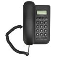 thumbnail image 1 of Desk Phone, Corded Telephone Caller ID  For Home For Hotel For Bank Black,White, 1 of 8
