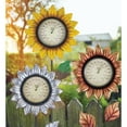 thumbnail image 3 of Flower Thermometer Stake - Galvanized, 3 of 3
