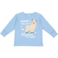 thumbnail image 3 of Inktastic Auntie's You Say Alpaca My Bags Boys or Girls Long Sleeve Toddler T-Shirt, 3 of 5