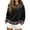 AH08_Black, variant on Lumtrix Womens Christmas Sweater Novelty Print Crew Neck Sweater Pullover Oversized Long Sleeve Tops Brown S