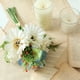 thumbnail image 2 of Ramo de flores artificiales, centro de mesa de flores de simulación, decoración floral de boda, ramo falso, blanco cremoso Inevent HA7156-01B, 2 of 6