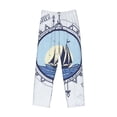 thumbnail image 4 of Disketp Not All Who Wander Are Lost2 Men'S Pajama Pants - Ultra Soft Fleece Sleep And Lounge Pants (Size: S-Xxl), 4 of 9