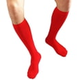 thumbnail image 1 of MesaSe 1 Pair Candy Color Anti-slip Smooth Men Socks Knee High Invisible Seamless Tube Socks, 1 of 11
