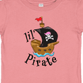 thumbnail image 4 of Inktastic Lil' Pirate pirate ship, pink bandana Boys or Girls Baby T-Shirt, 4 of 5