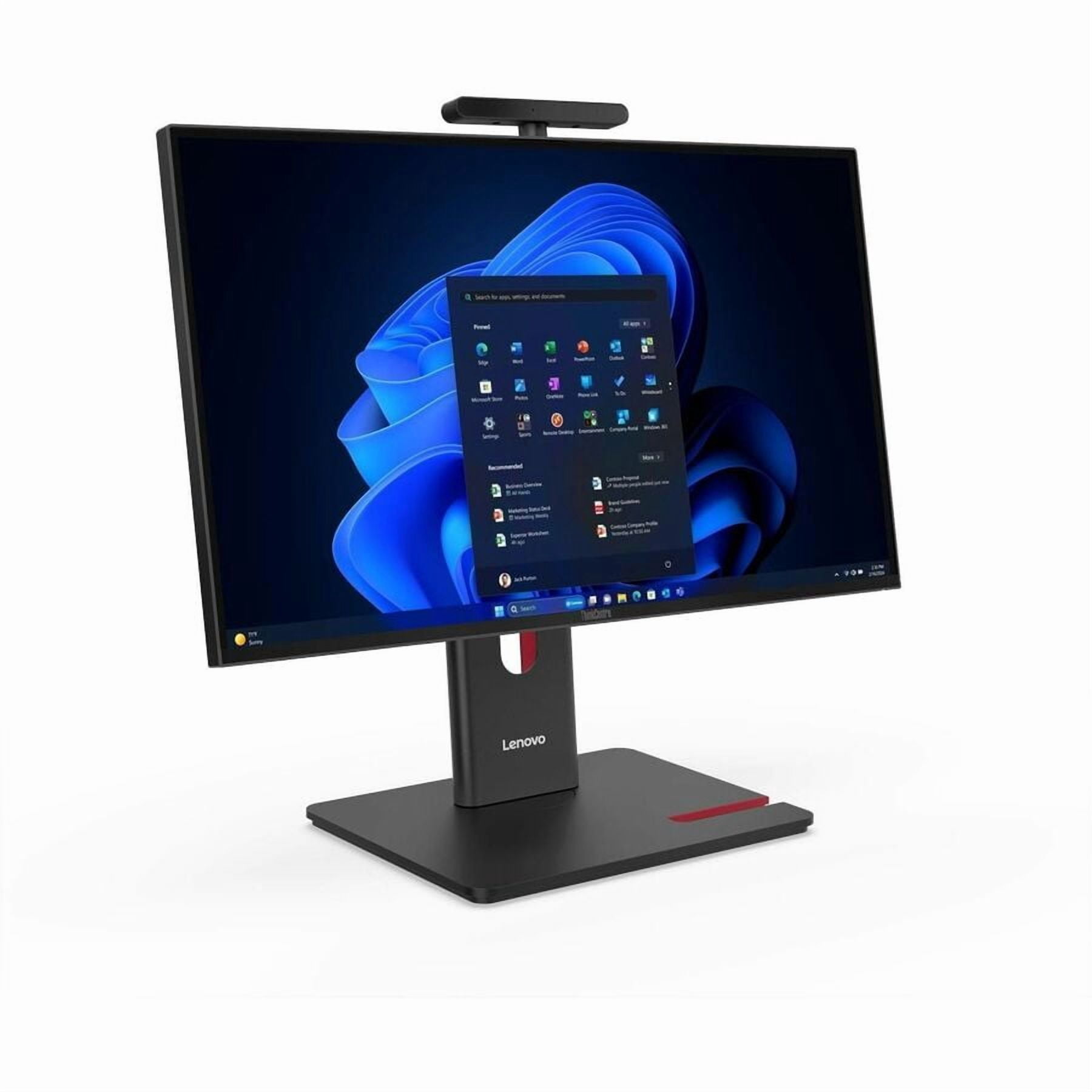 Lenovo ThinkCentre M90a Gen 6 13AT0004US All-in-One Computer - Intel Core Ultra 5 2nd Gen 225 - 16 GB - 512 GB SSD - 23.8" Full HD - Desktop - Black - Intel Q870 Chip - 1920 x 1080 - Windows 11 Pro...