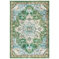 thumbnail image 3 of SAFAVIEH Madison Dalia Oriental Area Rug, Green/Turquoise, 3' x 5', 3 of 18