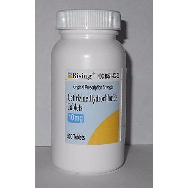 Rising Cetirizine Hydrochloride Tablets, 10mg, 500 Count