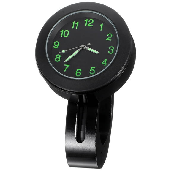 LABSERRON Bike Handlebar Digital Clock 1Pack 4.3x4.3x1.7in Black Rectangular Motorcycle Riding