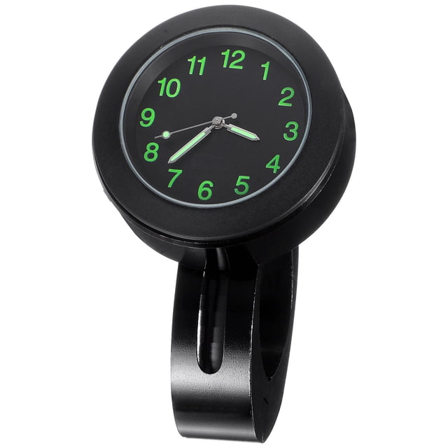 unbranded Motorcycle Handlebar Clock Negro Resistente Al Agua Para Montaje En Manillar De 7 Octavos