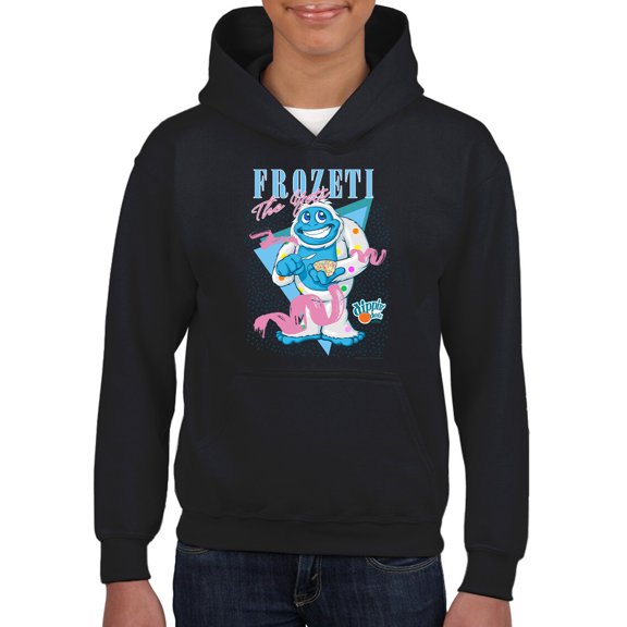 Frozeti the Yeti - Dippin’ Dots Fun Graphic Youth's Hoodie