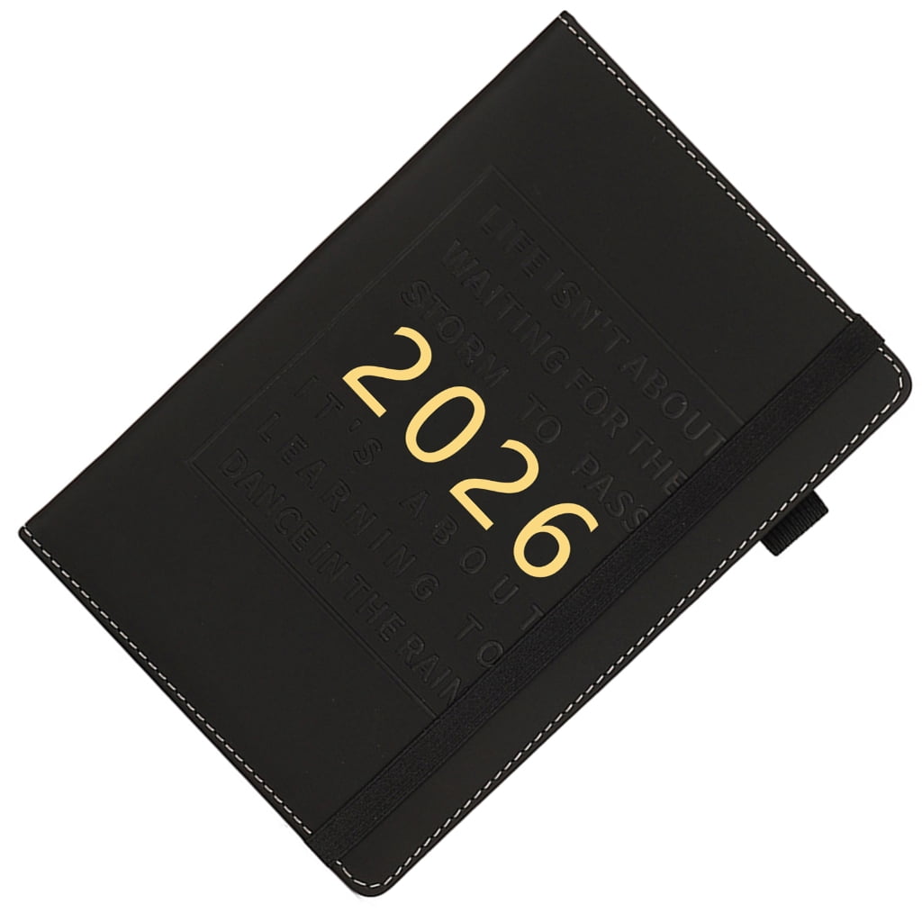 2025 Weekly Monthly Planner Leather Planner Notebook 2025 Journal Academic Diary