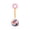 Pink, variant on Braided Rope Ball Toy for Dog, Chewing Biting And Hide Treat Toy, Interactive Pet Supply for Indoor Outdoor Daily Play