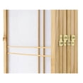 thumbnail image 5 of Legacy Decor 5 Panels Room Divider Privacy Screen Lattice Design 5.9 ft Tall x 7.3 ft Wide Natural, 5 of 5