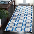 thumbnail image 2 of SAFAVIEH Studio Leather Raphael Geometric Runner Rug, Ivory/Multi, 2'3" x 7', 2 of 8