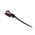 thumbnail image 3 of Breezelike Handmade Carved Ebony Hairpin: Swan, 3 of 5