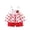 Red, variant on LUOGENLI Little Girl Outfits Size 6-7 4th of July Baby Girls 6M-24M Cartoon Strawberry Dot Printed Ruffles Vest Tops Shorts Outfits Back to School Outfits for Girls 3Rd Grade 18-24 Months