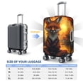 thumbnail image 4 of Fotbe Sunset Maple Tree Fox Funda Protectora para Equipaje, Antirrayones y Resistente a la Suciedad, Compatible con Maletas de 18 a 32 Pulgadas-Large, 4 of 7
