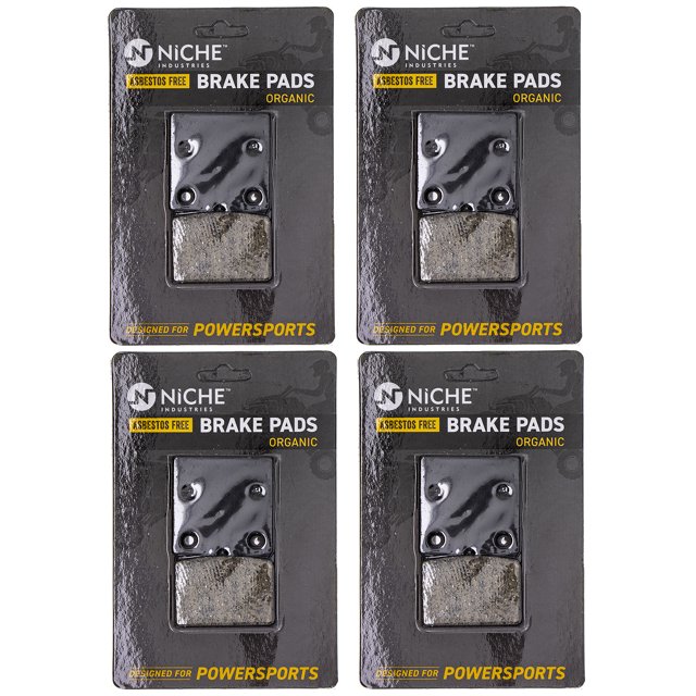 Niche Brake Pad Set for BMW R100RS Organic Motorcycle 4 Pack 519-KPA2524D