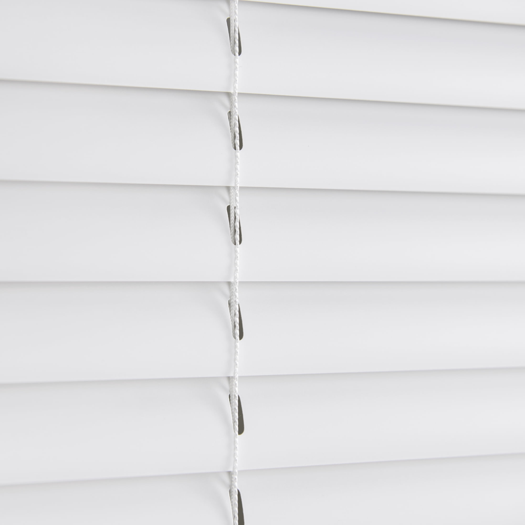 Mainstays 1 in Cordless Room Darkening Vinyl Blinds, White, 71 in W x 64 in L